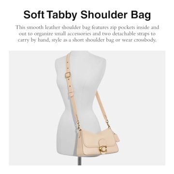 Elegant COACH Soft Calf Leather Tabby Shoulder Bag