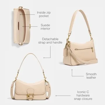 Elegant COACH Soft Calf Leather Tabby Shoulder Bag