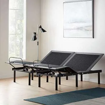 Lucid L300 Adjustable Bed Frame with Wireless Remote Control