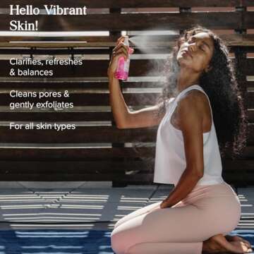 HERITAGE STORE Rosewater & Vinegar - Exfoliating Toner with Apple Cider Vinegar - Oily to Combinatio...