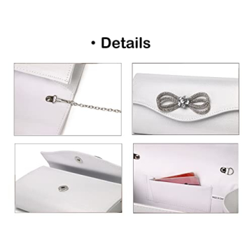 MUDUO Diamond Bow Evening Bag - Elegant Clutch for You