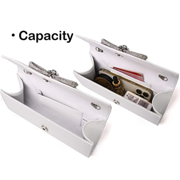 MUDUO Diamond Bow Evening Bag - Elegant Clutch for You