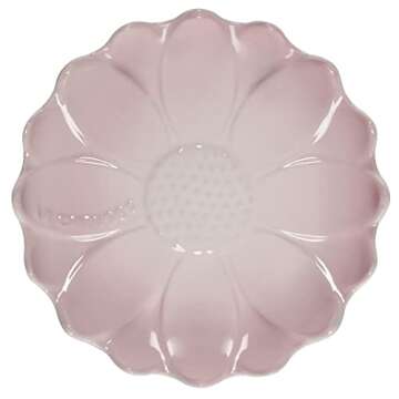 Le Creuset Flower Spoon Rest in Shell Pink - Stylish & Durable