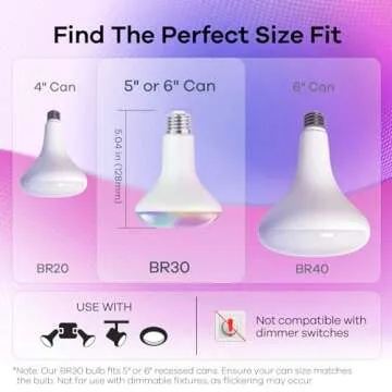 OREiN Matter Smart Light Bulb 650LM Color Changing