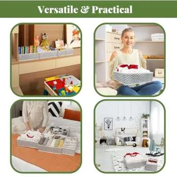 Drawer Organizer (Gray and white)