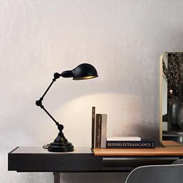 Stylish ZQQZEZ Adjustable Metal Table Lamp for Home