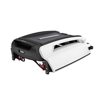 Betta 2 - Solar Powered Automatic Robotic Pool Skimmer with Twin Chip-Controlled Salt Chlorine Tolerant (SCT) Motors (White)