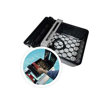 Betta 2 - Solar Powered Automatic Robotic Pool Skimmer with Twin Chip-Controlled Salt Chlorine Tolerant (SCT) Motors (White)