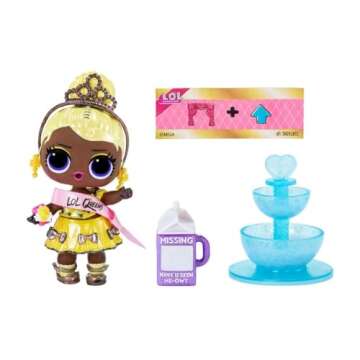 LOL Surprise Queens Dolls with 9 Surprises Including Doll, Fashions, and Royal Themed Accessories - Great Gift for Girls Age 4+