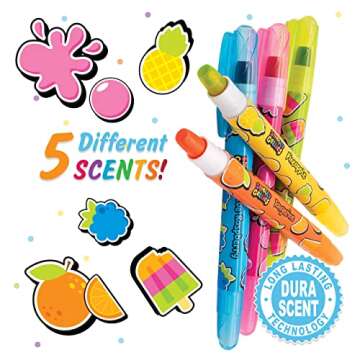 Smelly Gellies Gourmet Scented Gel Crayons for Kids