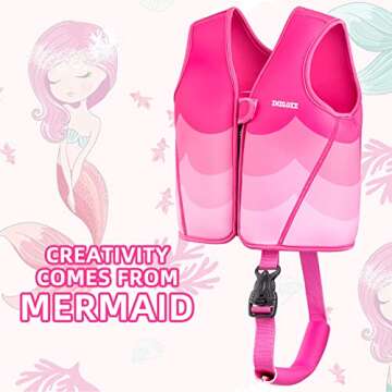 INIGGII Toddler Swim Vest for Safe Swimming Fun