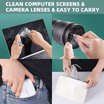 Cleaner Kit for AirPod, Multi-Tool iPhone Cleaning Kit, Cell Phone Cleaning Repair & Recovery iPhone and iPad (Type C) Charging Port, Lightning Cables, and Connectors