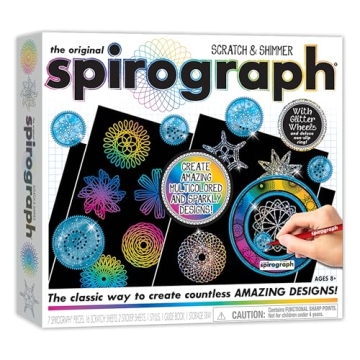 Spirograph Scratch & Shimmer - Arts & Crafts Creativity Set for All Ages