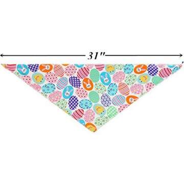 Dog Easter Costume and Egg Dog Bandana