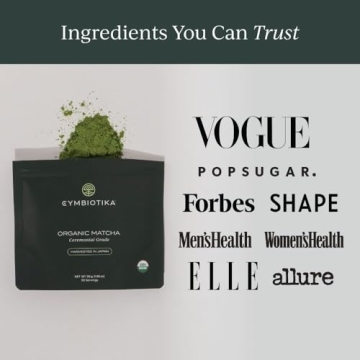 Cymbiotika Organic Ceremonial Matcha Green Tea Powder