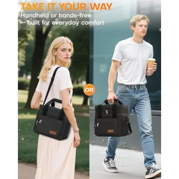 HOTOR Insulated Lunch Box - Expandable, Leakproof, Portable