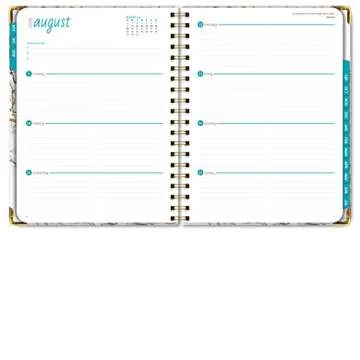 Stylish HARDCOVER Academic Planner 2021-2022 with Extras