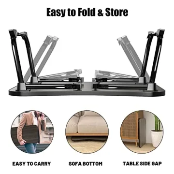 MIIRR Foldable Lap Desk 23.6 Inch Portable Laptop Table