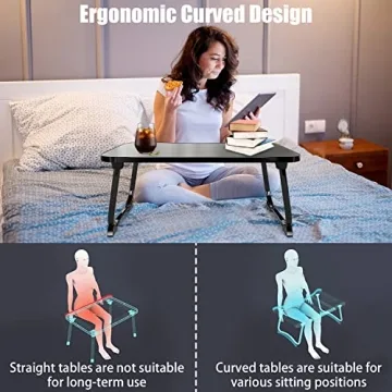 MIIRR Foldable Lap Desk 23.6 Inch Portable Laptop Table