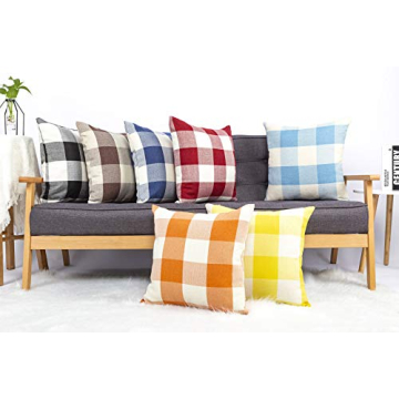 Stylish Buffalo Check Pillow Covers Set for Holidays