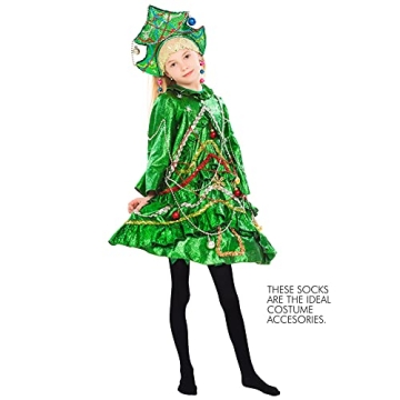 Skeleteen Bow Accent Thigh Highs - Stylish Over the Knee Socks