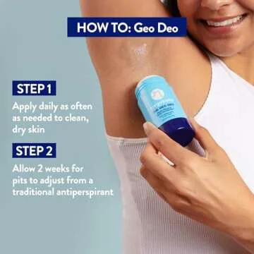 Megababe Daily Deodorant - The Geo Deo with Multi-Minerals | 72 hour Odor Protection | Aluminum-Free, All Natural | 2.6 oz