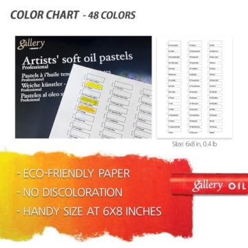 Mungyo Gallery Soft Oil Pastels Set of 48 with Art Supplies