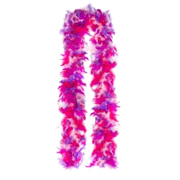 ZUCKER Light Weight Chandelle Feather Boa - Perfect for Bachelorette Party & Halloween