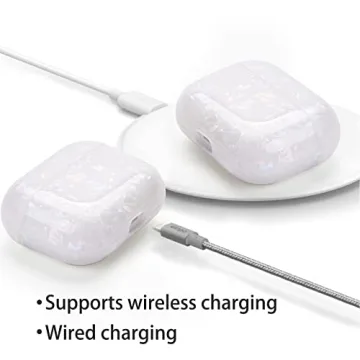 Cute AirPods Pro Case with Pearl Keychain Design