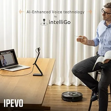 IPEVO V4K PRO Ultra HD USB Document Camera AI Mic