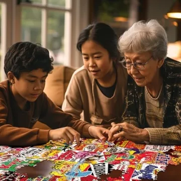 White Mountain Puzzles Cereal Boxes 1000 Piece Puzzle