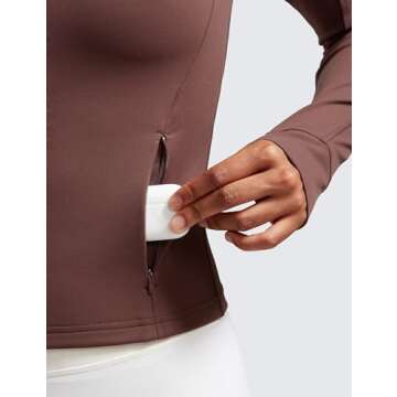 Shop CRZ YOGA Butterluxe Women's Cropped Workout Jacket