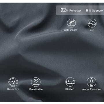 WaltZon Boy's Lightweight Quick Dry Cargo Joggers Pants