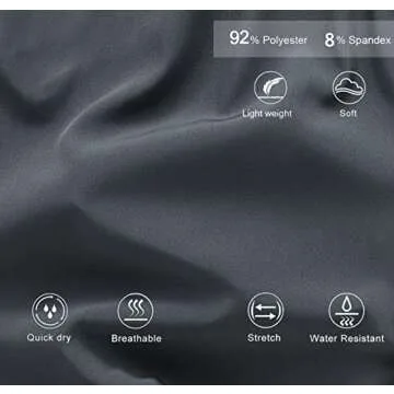 WaltZon Boy's Lightweight Quick Dry Cargo Joggers Pants