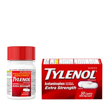 Tylenol Extra Strength Caplets for Effective Pain Relief