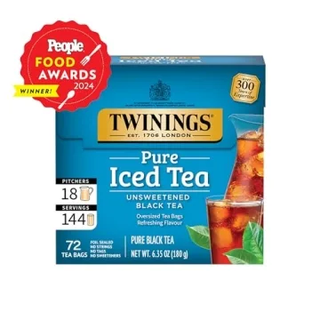 Twinings Unsweetened Black Iced Tea Bags - 72 Count