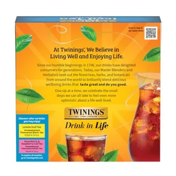 Twinings Unsweetened Black Iced Tea Bags - 72 Count