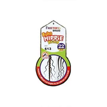 6 PACKS/LOT FreeTress Synthetic Hair Crochet Braids Boho Hippie Braid 22" (1)