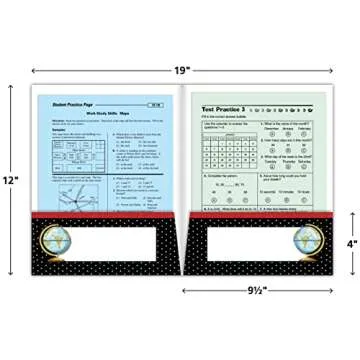 Stylish Substitute Teacher Pocket Folder by Mary Engelbreit