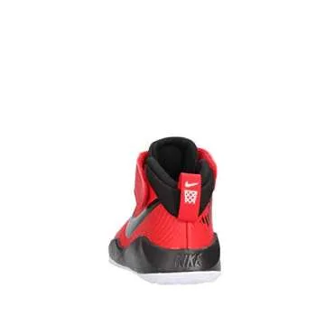 Nike Unisex-Kid's Team Hustle D 9 (PS) Sneaker, University red/Black-White, 13.5C Regular US Little Kid