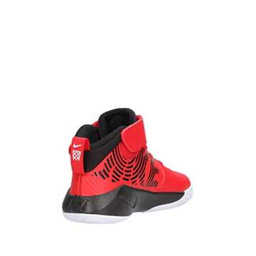 Nike Unisex-Kid's Team Hustle D 9 (PS) Sneaker, University red/Black-White, 13.5C Regular US Little Kid