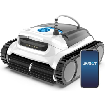 WYBOT M100 Robotic Pool Cleaner Smart Mapping Remote Control