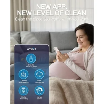 WYBOT M100 Robotic Pool Cleaner Smart Mapping Remote Control