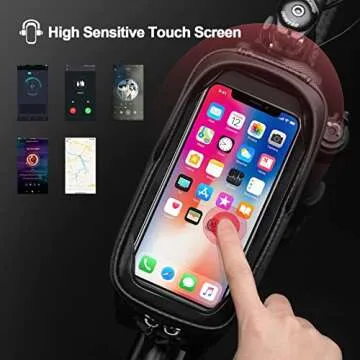 ROCKBROS Waterproof Bike Phone Bag - Durable & Stylish
