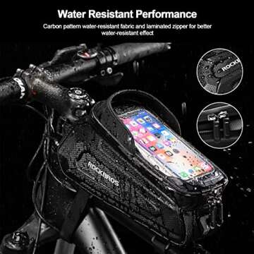 ROCKBROS Waterproof Bike Phone Bag - Durable & Stylish