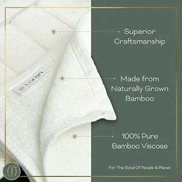 Soft Bamboo Washcloth Set for Luxurious Facial Cleansing