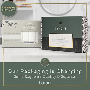 Soft Bamboo Washcloth Set for Luxurious Facial Cleansing