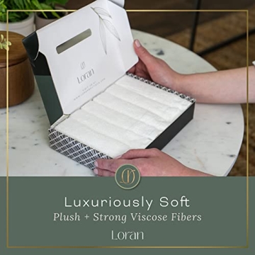 Soft Bamboo Washcloth Set for Luxurious Facial Cleansing