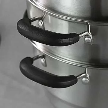 VONOTO 8.5 Quart Stainless Steel Steamer Pot for Cooking