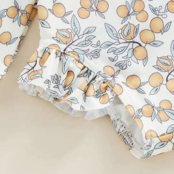 Toddler Baby Girl One-Piece Swimsuit 0 6 9 12 18 24 Months 2T 3T Floral Rash Guard Bathing Suit Ruffled Swimwear White 18-24 Months